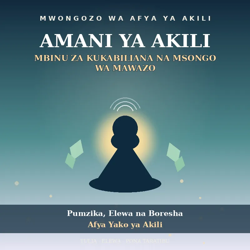 AMANI YA AKILI — Mbinu za Kukabiliana na Msongo wa Mawazo