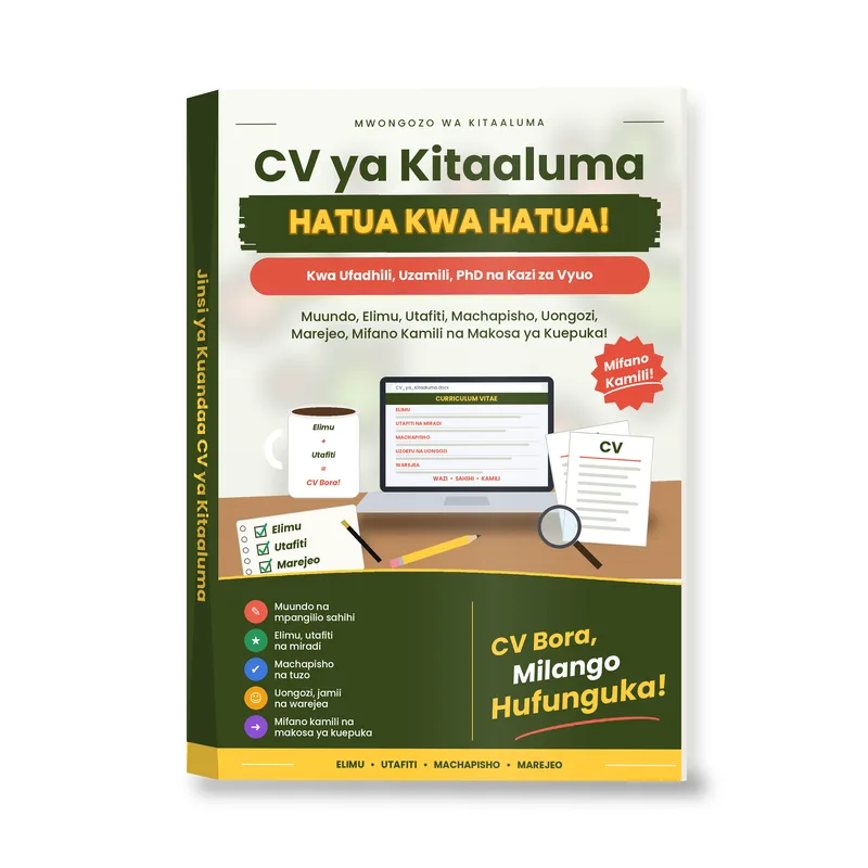 Jinsi ya Kuandaa CV ya Kitaaluma