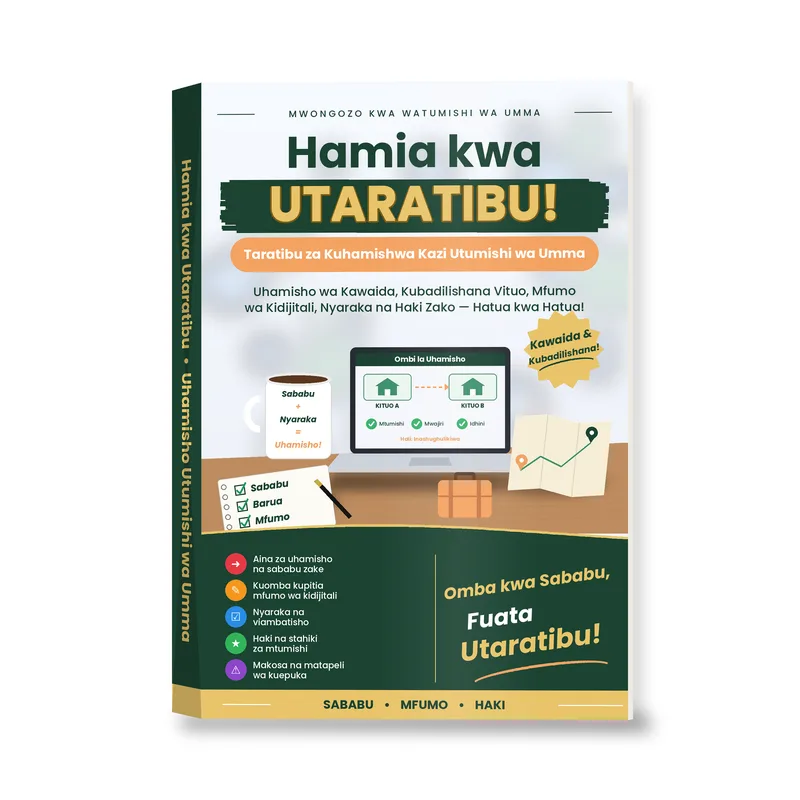 Hamia kwa Utaratibu: Taratibu za Kuhamishwa Kazi Ndani ya Utumishi wa Umma