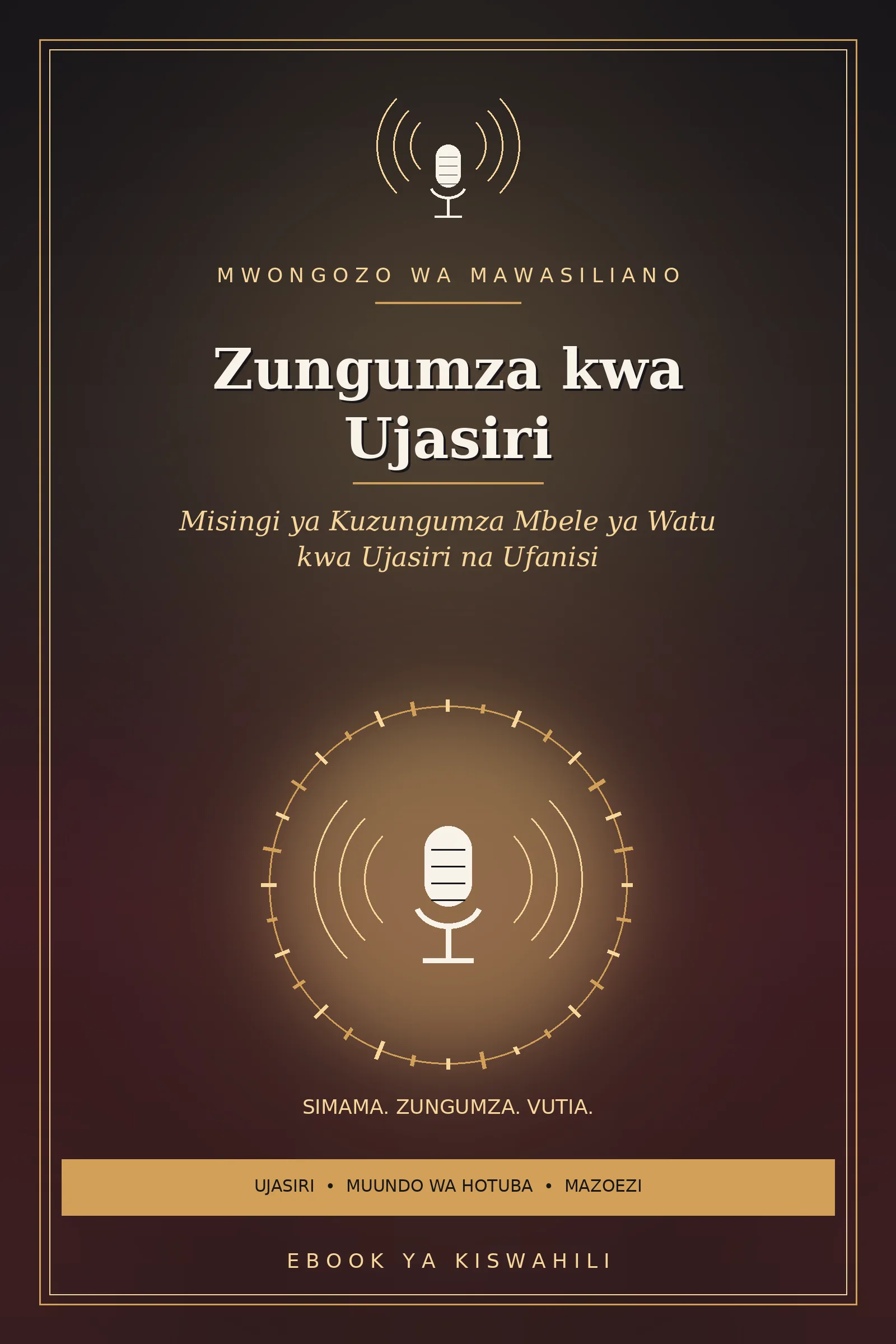 Zungumza kwa Ujasiri- Misingi ya Kuzungumza Mbele ya Watu kwa Ujasiri na Ufanisi