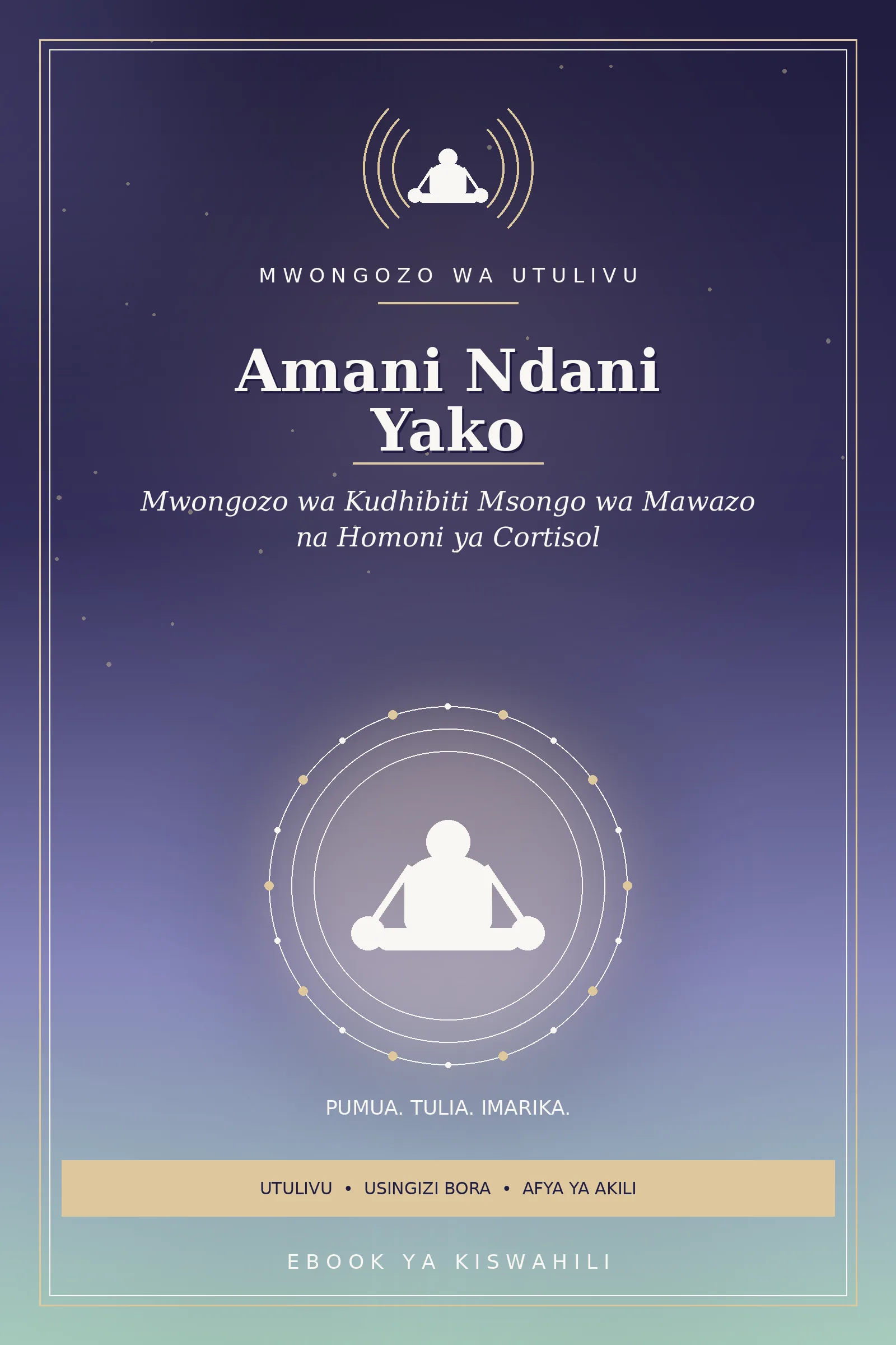 Amani Ndani Yako- Mwongozo wa Kudhibiti Msongo wa Mawazo na Homoni ya Cortisol