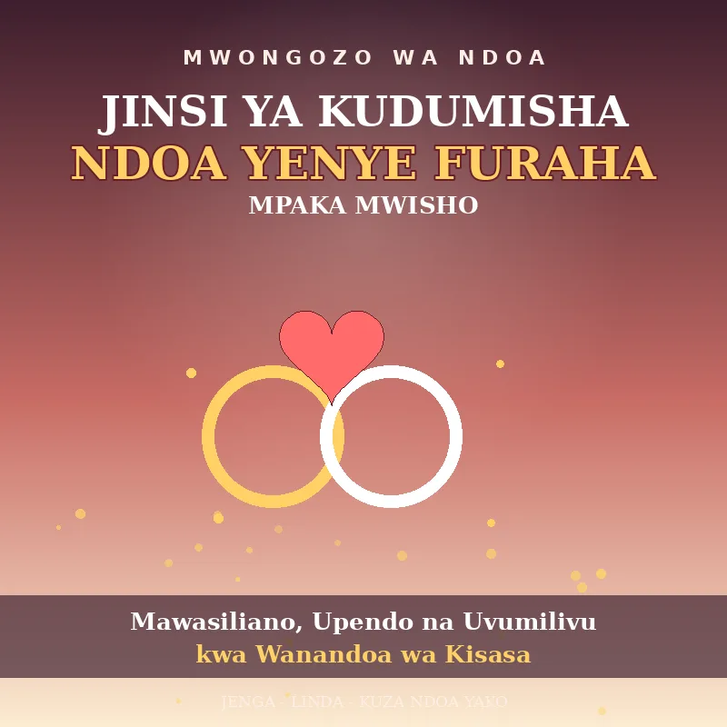 Jinsi ya Kudumisha Ndoa Yenye Furaha